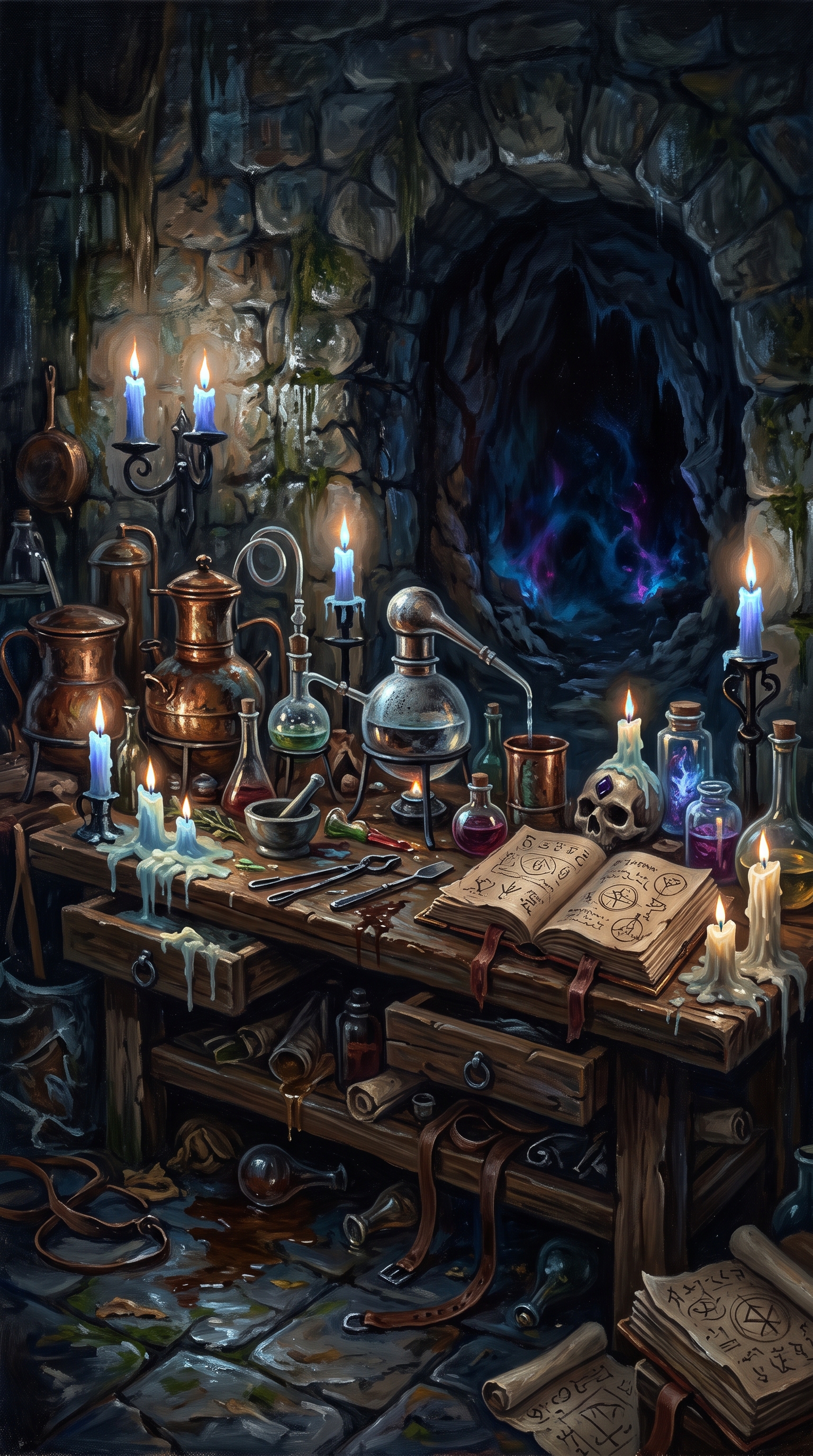 Original cover illustration from the Waxen Hollow adventure.